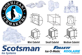 Hoshizaki, Scotsman, Ice machine, Ice Maker, Ice Bin, Follet, Koolaire, cresent cube, ice machines