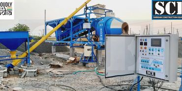 RDM PH SERIES FULLY AUTOMATIC CONCRETE BATCHING PLANT WITH REVERSIBLE DRUM MIXER TECHNOLOGY INDIA