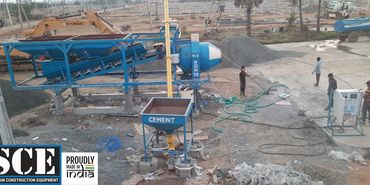 RDM PH SERIES FULLY AUTOMATIC CONCRETE BATCHING PLANT WITH REVERSIBLE DRUM MIXER TECHNOLOGY INDIA