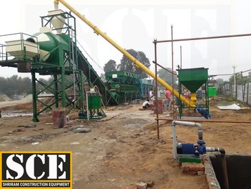 REVERSIBLE DRUM MIXER CONCRETE BATCHING PLANT MANUFACTURER IN INDIA SHRIRAM CONSTRUCTION EQUIPMENTS