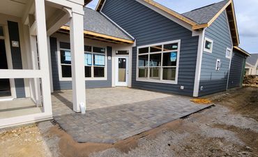 Paver patio/ new build