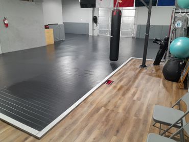 The mats inside the Academy
