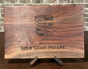 18" x 12" x 1" Solid Walnut Large Motoring Board