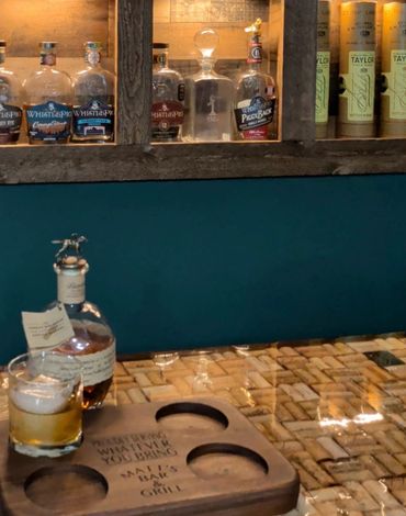 Special Edition 1" Walnut Flight Board in Whiskey glass configuration.