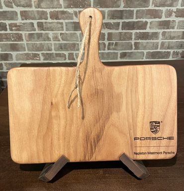 Bruschetta for 2 Solid Walnut charcuterie board