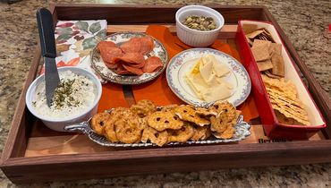 Fancy Me 2 Serving Tray in action!