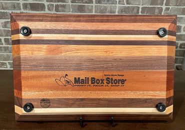 Chef's Delight EDGE Grain Cutting/Serving Board 18" x 12" x 1 3/4" with Personalization