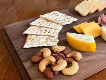 Rear of Flight Board can be used for Charcuterie!