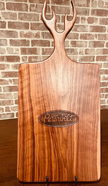 Oh Deer unique solid walnut charcuterie board