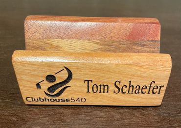 Elevate your image with our practical and stylish handcrafted Personalized Business Card Holder.