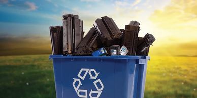 Recycling your old ink and toner  cartridges