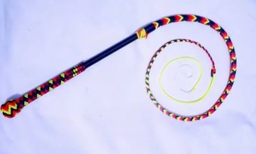3.5 foot viper pattern hybrid stock whip.