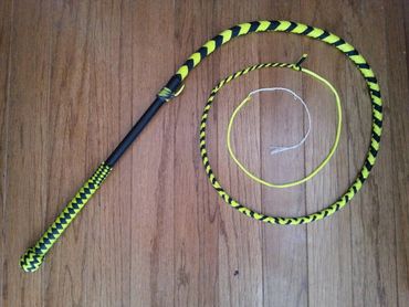 Viper Pattern Hybrid stock whip. Yellow as all 3 color choices.