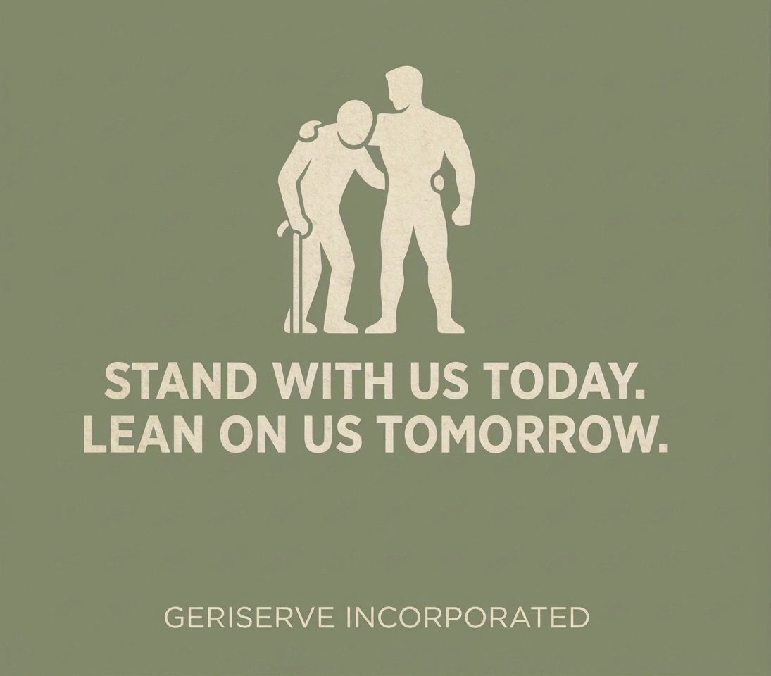 Support and care for the elderly and strong.
