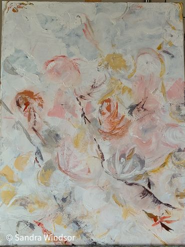 Abstract textured design. Done in limited colour palette.