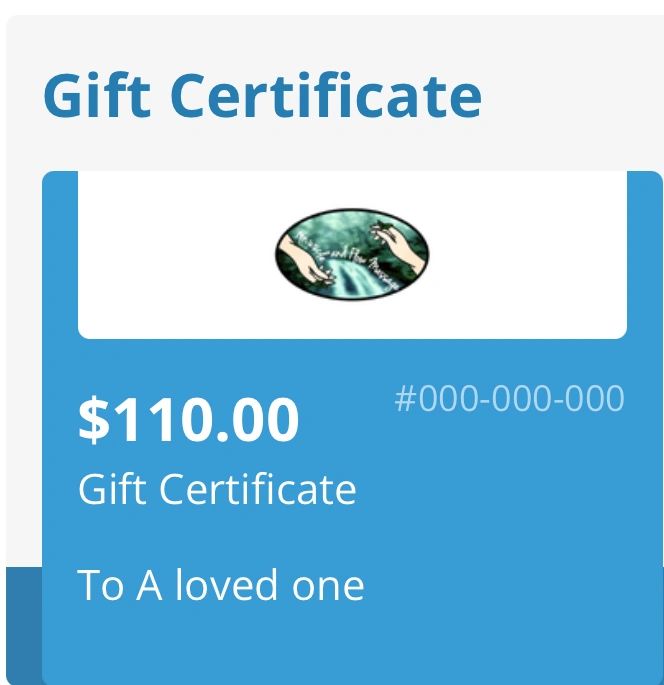 All
Purpose gift certificate