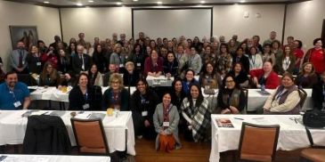 Group photo of a large conference or seminar.