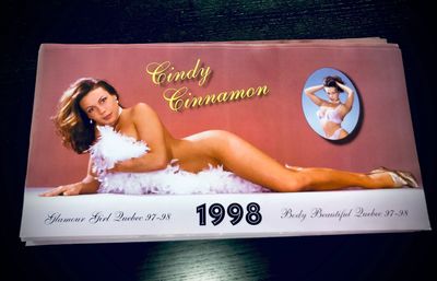 Poster Officiel  1998 de Tournée de Spectacles de Cindy Cinnamon
