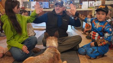 Eric & Maddie teach kids their cues, communication, friendship and teamwork.