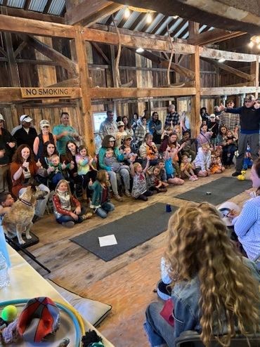 Eric & Maddie inspire, educate and entertain the audience at the Western Museum of Mining & History.