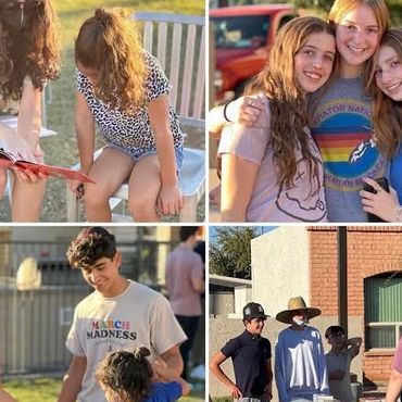 Arizona Jewish Academy Students performing good deeds