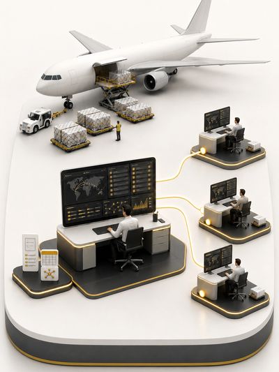Airline distributing cargo rates and schedules to freight forwarders through InHive
