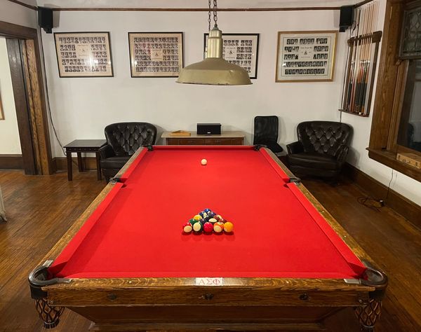 Pool Room Alpha Sigma Phi Cornell