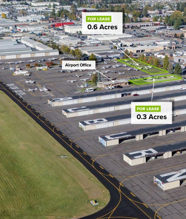 Aerial Photo with lease locations marked