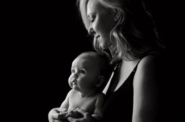 Portrait, mother and child, intimate portrait, fine art portrait