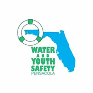 Logo of Water And Youth Safety Pensacola a non-profit. Jack Lynch is the WAYS Pensacola president.