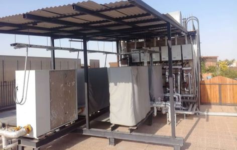 an outside electrical equipment.