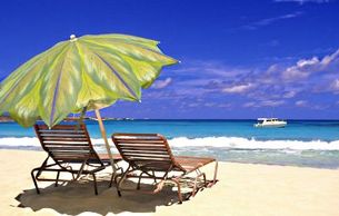 beach umbrellas, umbrellas, shade, beach, siesta key, sarasota, florida