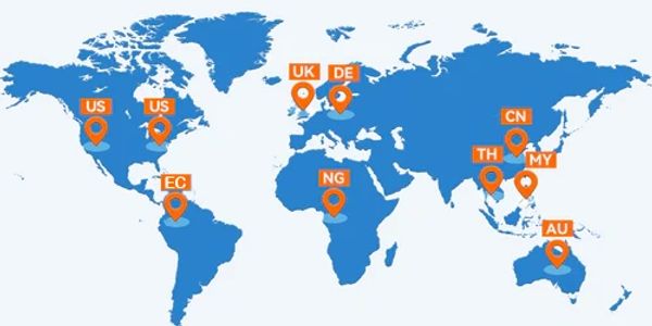 Ubicaciones de PowMr