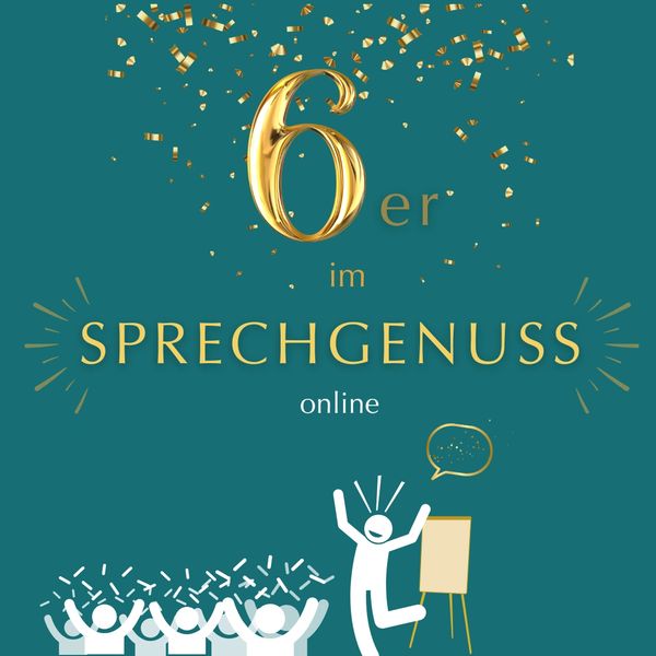 6er im Sprechgenuss I Stimmtraining I Sprechklang I Christina Arndt