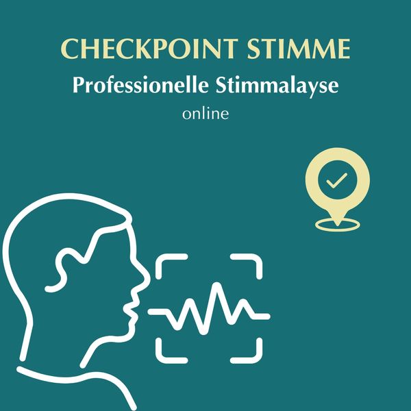 Checkpoint Stimme I Deine Stimmanalyse I Sprechklang