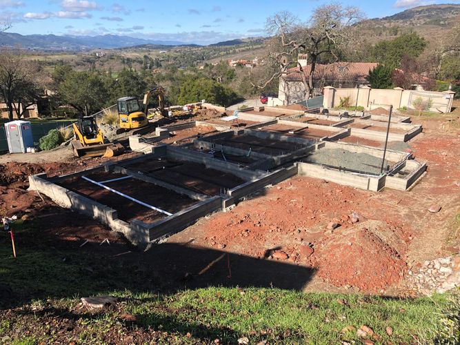 We investigated causation of concrete defects discovered during construction. Napa, CA.