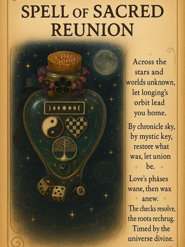 A potion crafted for hearts destined to meet again β not by chance, but by divine design.