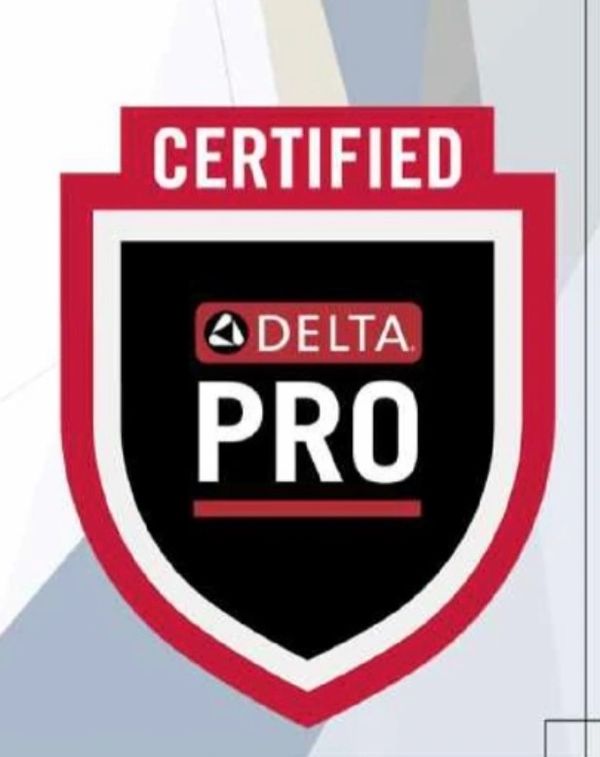 Trained and Certified to install Delta Products.