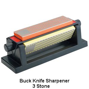 Buck Knife Sharpener, 3 Stone