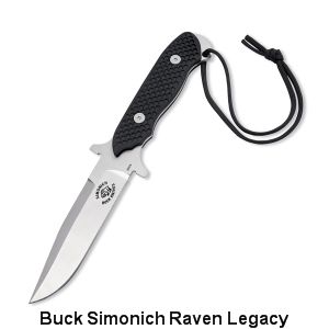 Buck Tactical Knife, Simonich Raven Legacy