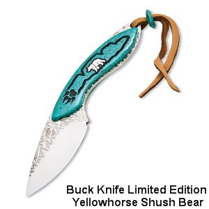 Buck Knife Limited Edition Yellowhorse Shush Bear