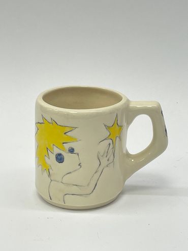 mug, star, tooth
