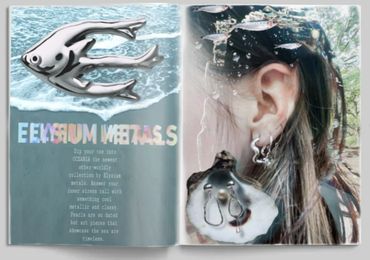 fish, magazine, jewelry