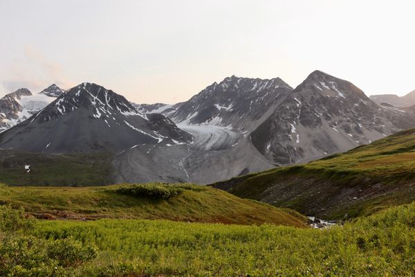 Canadian glacier near Alaskan Border original shot by Rosalie