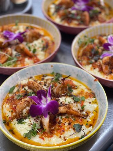 shrimp and grits Boca Raton Kixi Cafe