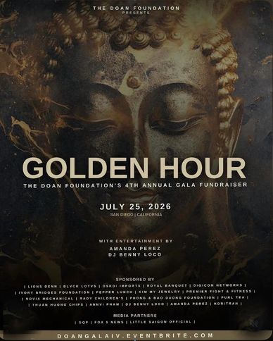 The Doan Foundation Golden Hour Gala fundraiser in San Diego.