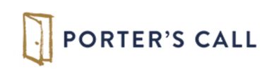 Logo of Porter's Call featuring a partially open door icon.