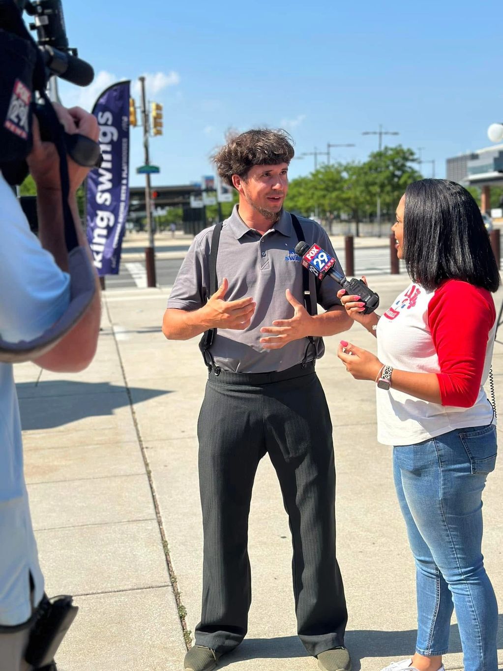 Kings Swings Unveiling of Phillies Branded Swing Sets