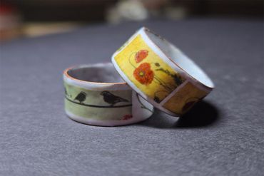 Enamel Legend Ring, handcrafted and fun to wear