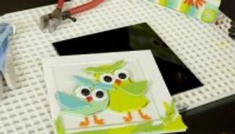 ClayNation Glass Fusion owl project